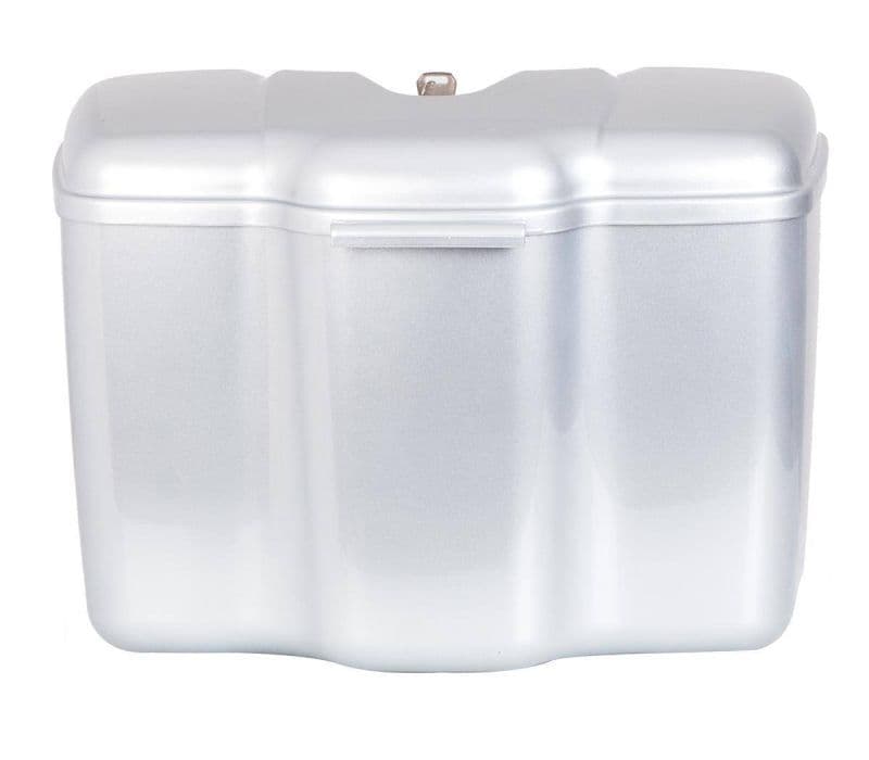 Transportbox abschließbar, blau/silber