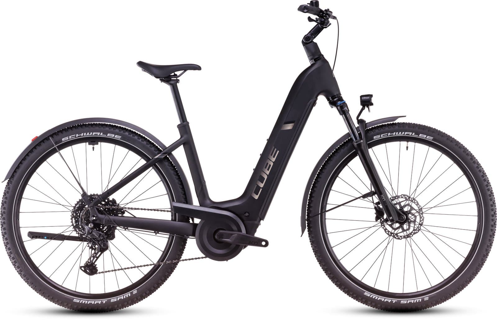 Cube Nuride Hybrid Pro 600 Easy Entry Allroad black´n´bronze - Easy Entry 46 cm