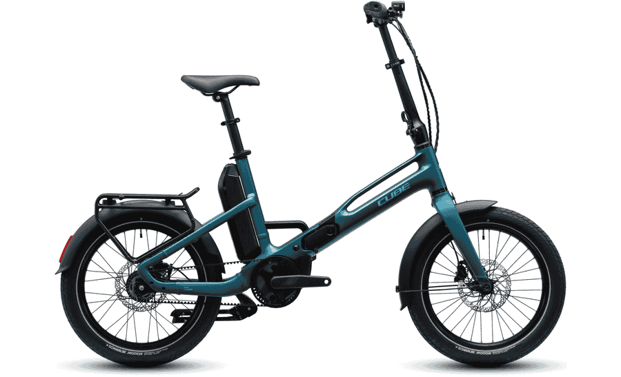 Cube Fold Hybrid Deluxe 540 - 20 Zoll 540Wh 5N Faltrad - metallicpetrol´n´sea Metallicpetrol´n´sea