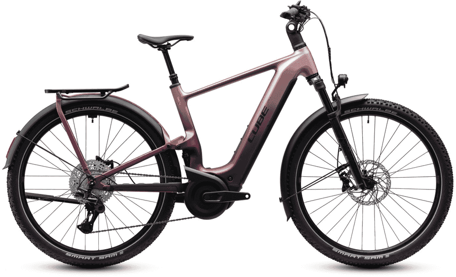 Cube Nuride Hybrid ONE11 HPC SLX 800 - 29 Zoll 800Wh 12K Diamant - mauve´n´schwarz Mauve´n´schwarz 50 cm