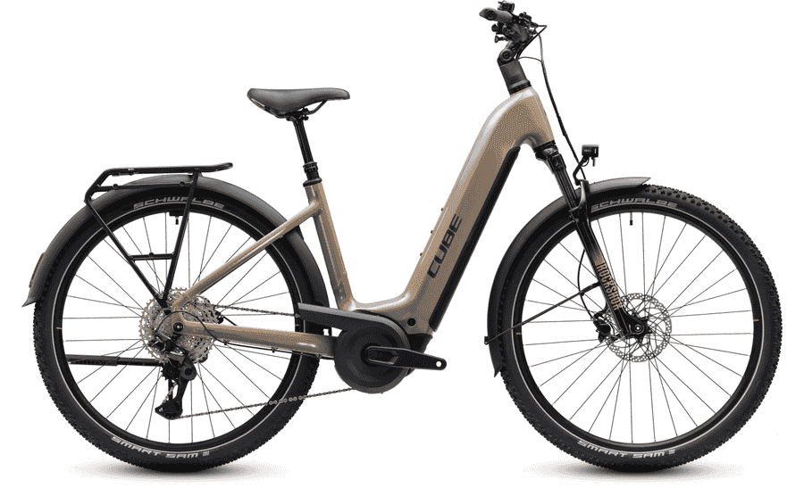 Cube Nuride Hybrid Pro 800 - 29 Zoll 800Wh 12K Wave - cappuccino´n´schwarz 62 cm