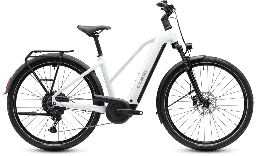 Cube Touring Hybrid ONE 600 - 28 Zoll 600Wh 11K Trapez - metallicwhite´n´chrome 54 cm