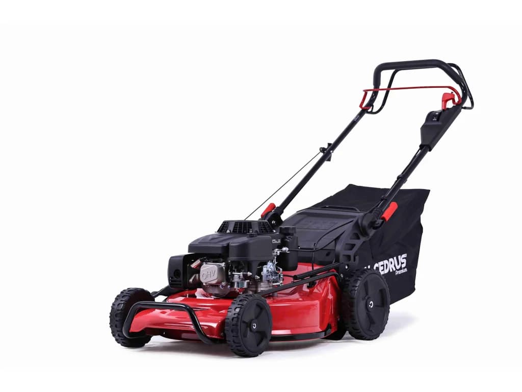 Hahn & Sohn Cedrus LP53S-L – Premium-Benzin-Rasenmäher mit Antrieb, Loncin LC1P75F-Motor