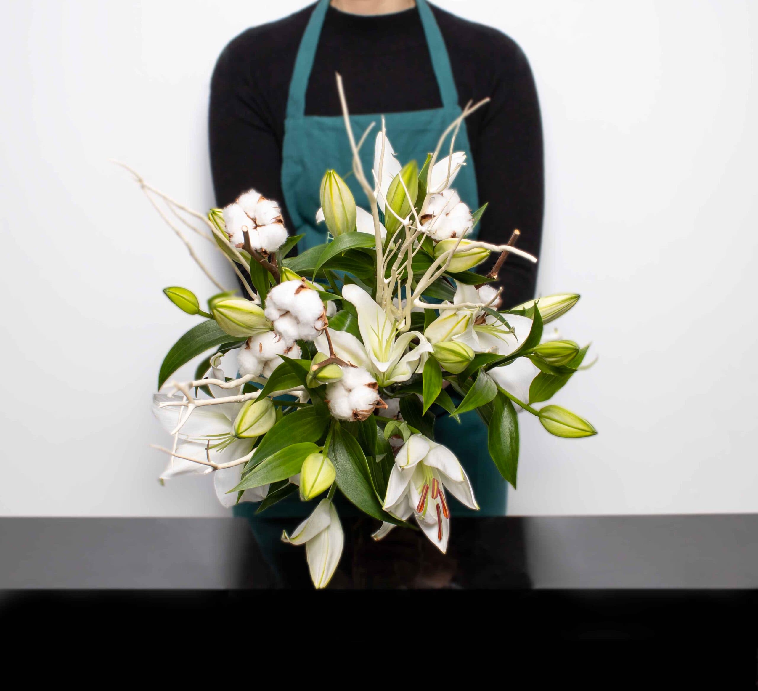 Bouquet de fleurs de Lys - Coton PARFAIT*
