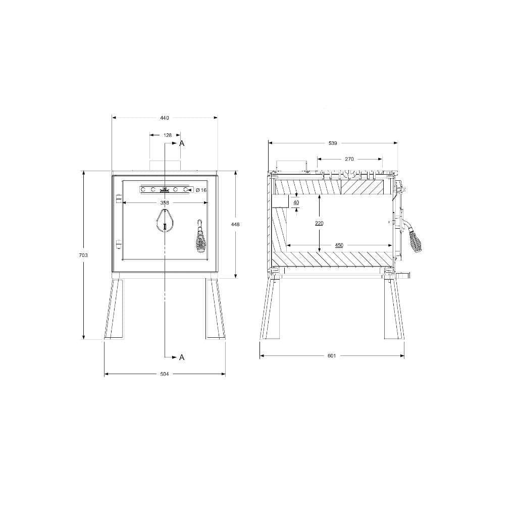 Kaminofen Westbo WeRa