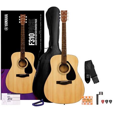 Yamaha - Pack F310PII Natural + Accessoires