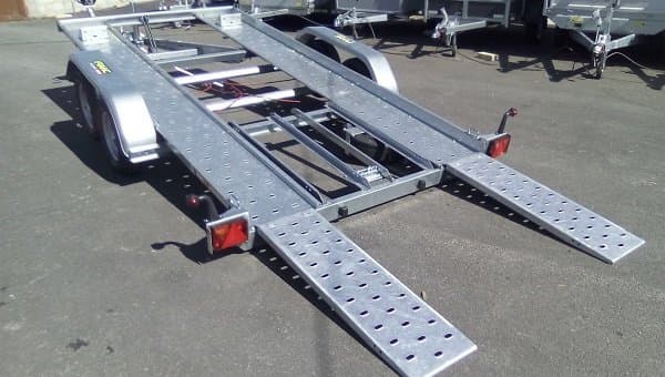 Kippbarer Autotransportanhänger 2000 kg – 4,00 × 1,90 m Plattform – Doppelachse