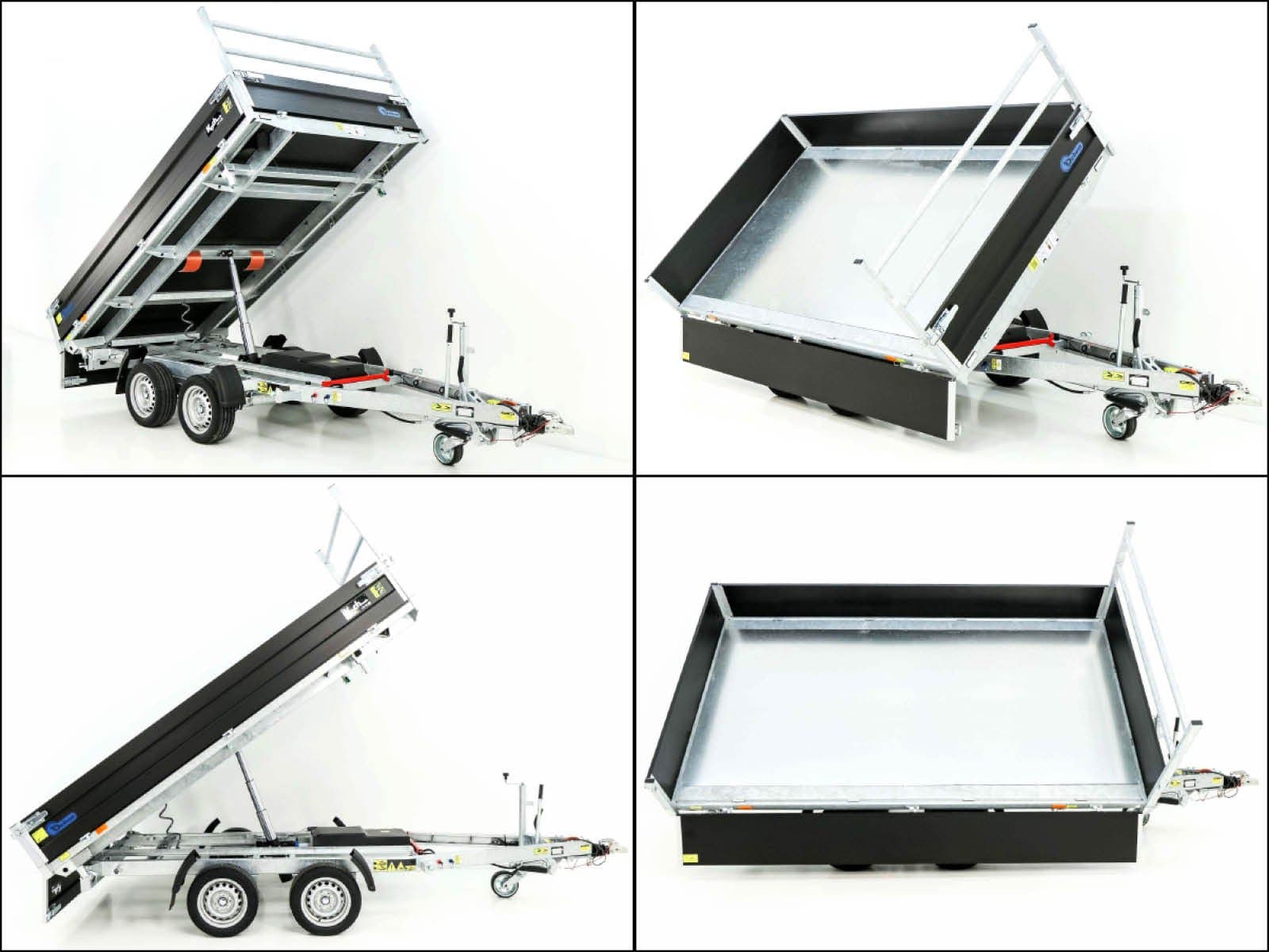 Debon 180×324 3,5 t Triaxial-Muldenkipper – Black Edition, Neufahrzeug