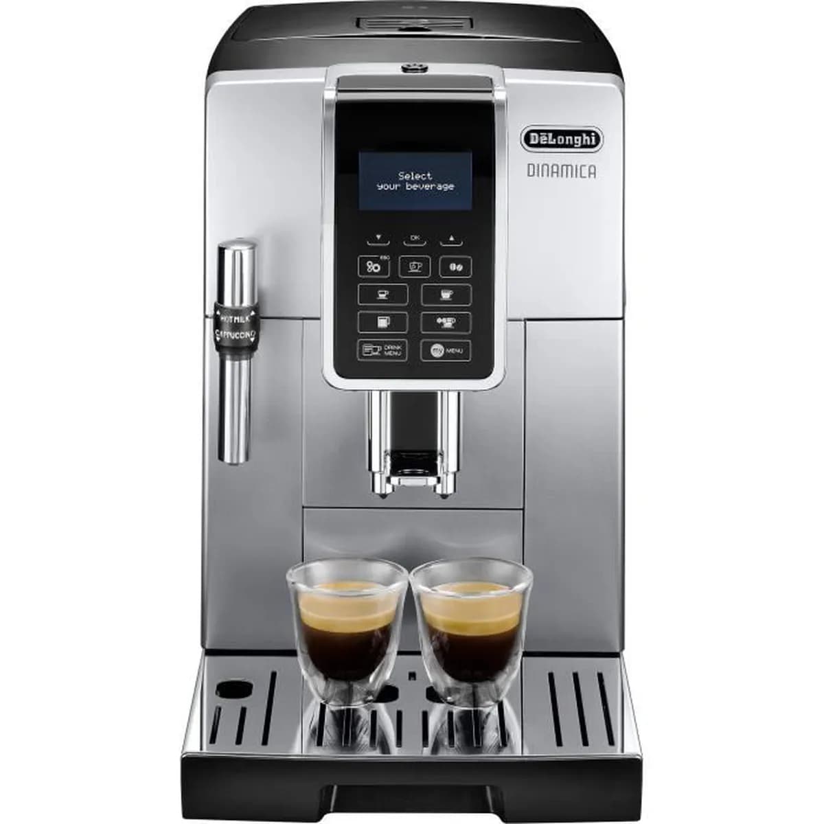 Molinillo espresso DINAMICA Display 4 recetas – Plata