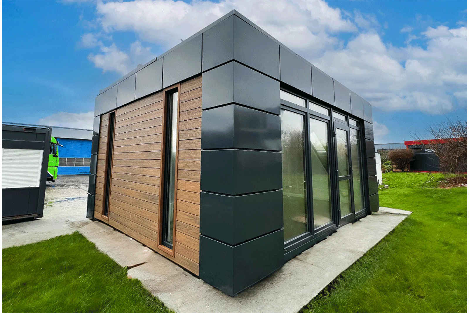 CONTENEDOR DE OFICINA DOBLE 29,4M con baño