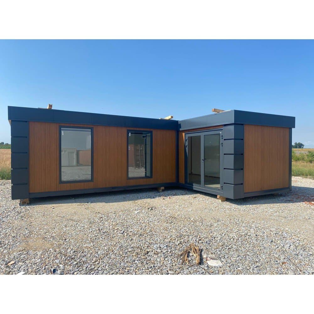 Módulo comercial combinado de 2 piezas, 3 x 6 m (36 m²)