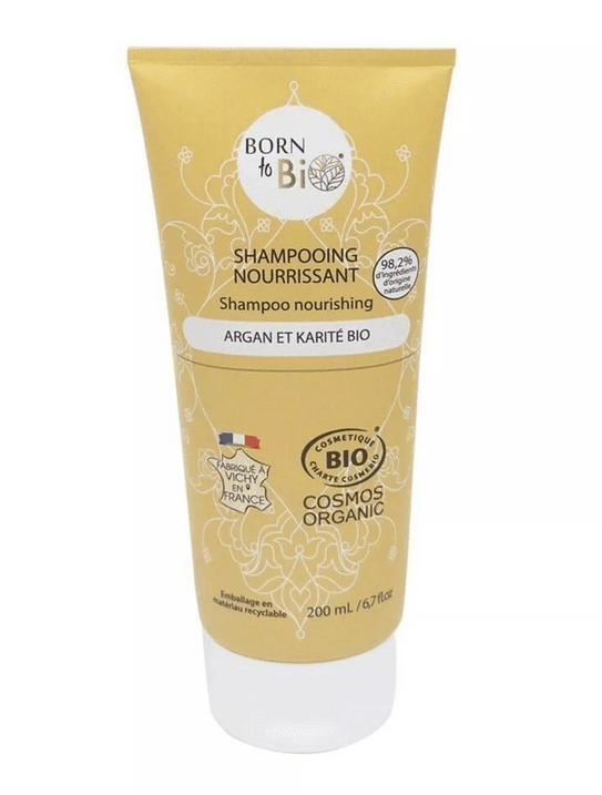 Shampooing Nourrissant Cheveux secs - Certifié Bio 200 mL - BORN TO BIO