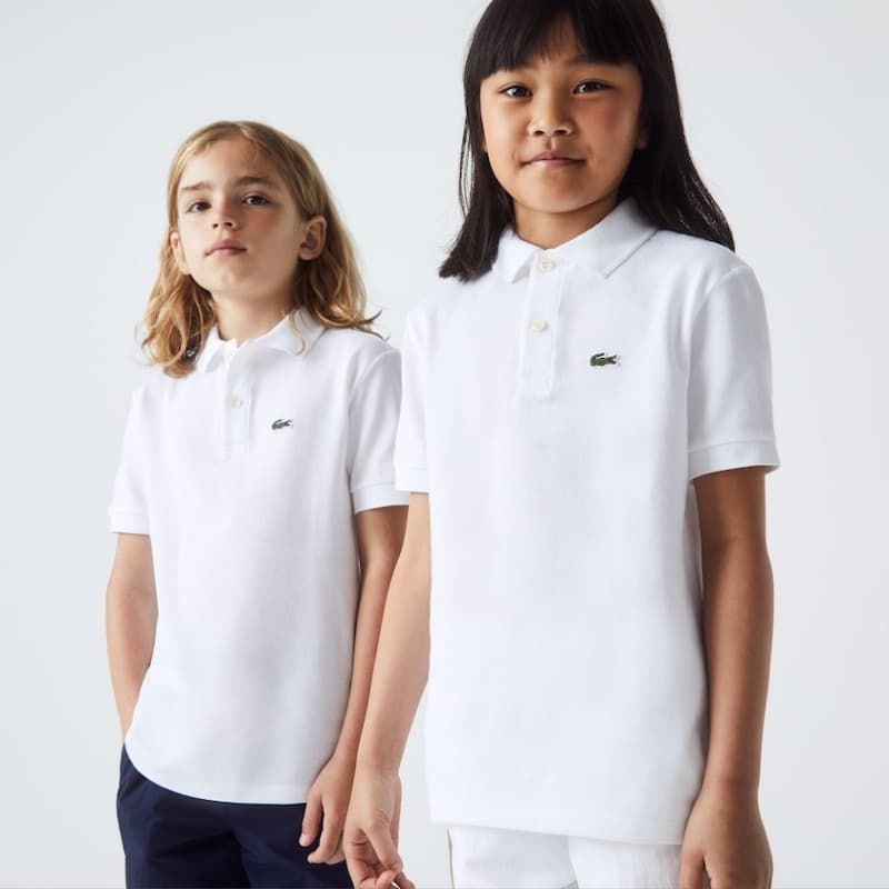 Polo Manches Courtes Enfant PJ2909 Blanc 14 ans