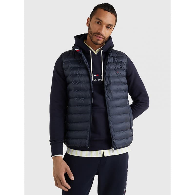 Doudoune Sans Manches Homme Tommy Hilfiger PACKABLE CIRCULAR M DESERT SKY