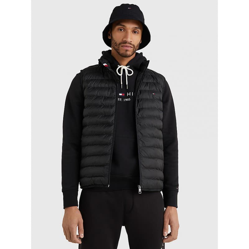 Doudoune Sans Manches Homme Tommy Hilfiger PACKABLE CIRCULAR L BLACK