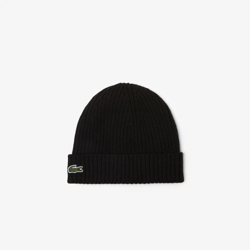 Bonnet Unisexe Lacoste RB0001 Noir Unique