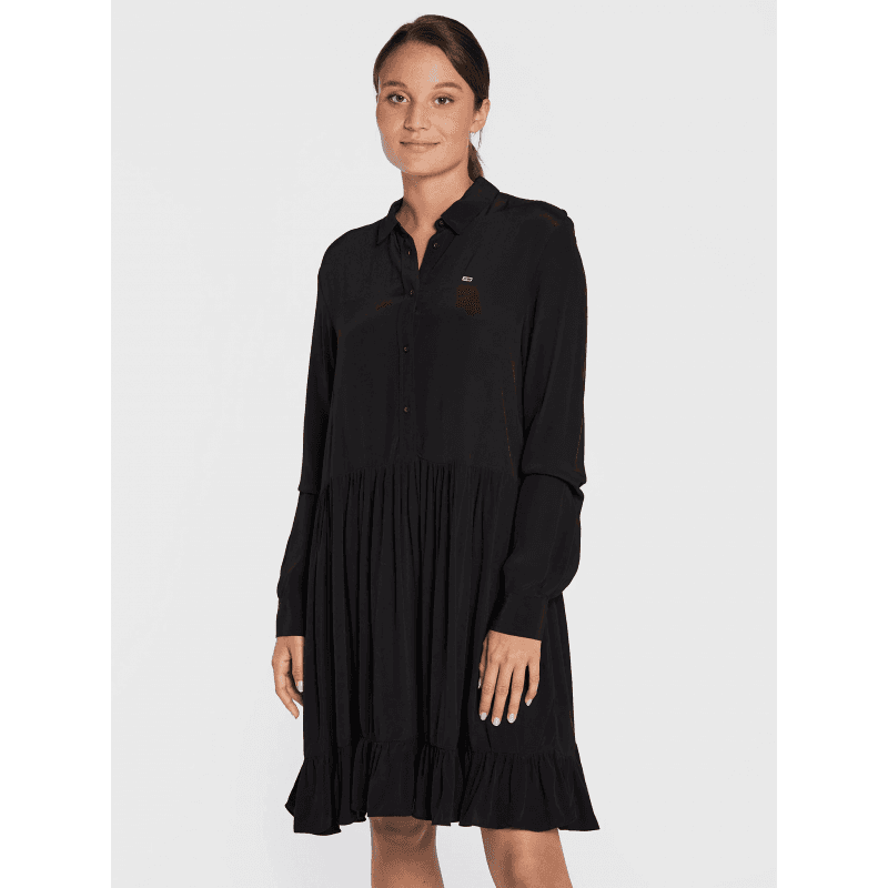 Robe Femme Tommy Jeans TJW TIERED SHIRT M BLACK