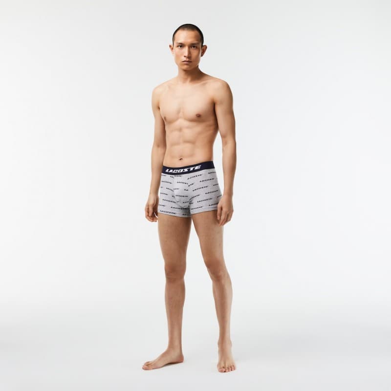 Boxer Pack x 3 Lacoste 5H5914 S ARGENT CHINE