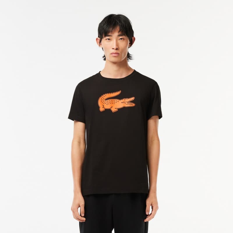 T-Shirt Homme Lacoste TH2042 2 NOIR/SUNRISE
