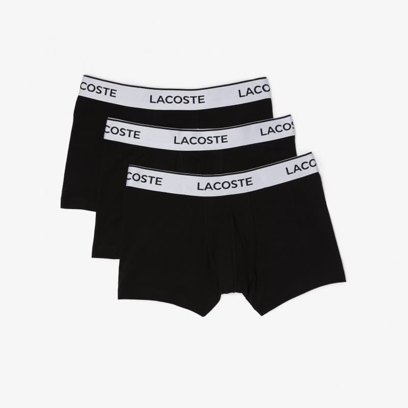 Boxer Pack x3 Lacoste 5H8385 Noir M