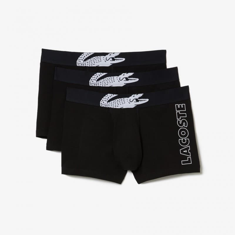 Boxer Pack x3 Lacoste 5H2082 Noir L