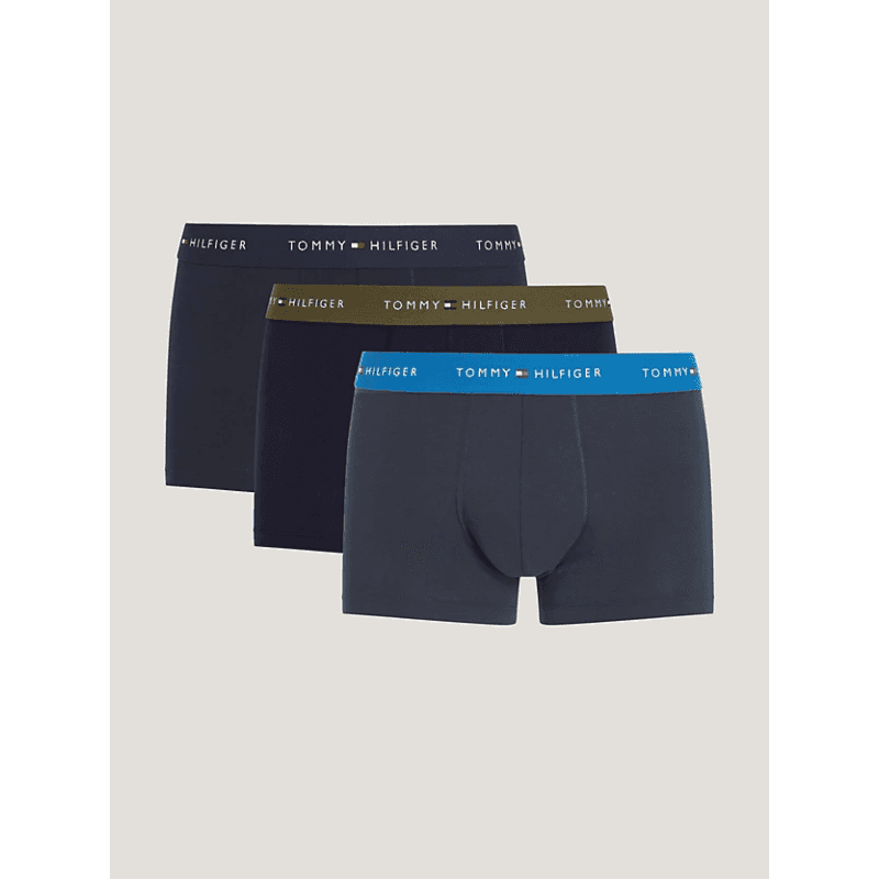 Boxer Pack x3 Homme Tommy Hilfiger WB TRUNK S DESERT SKY/ DEEP INDIGO/ PUTTING GR