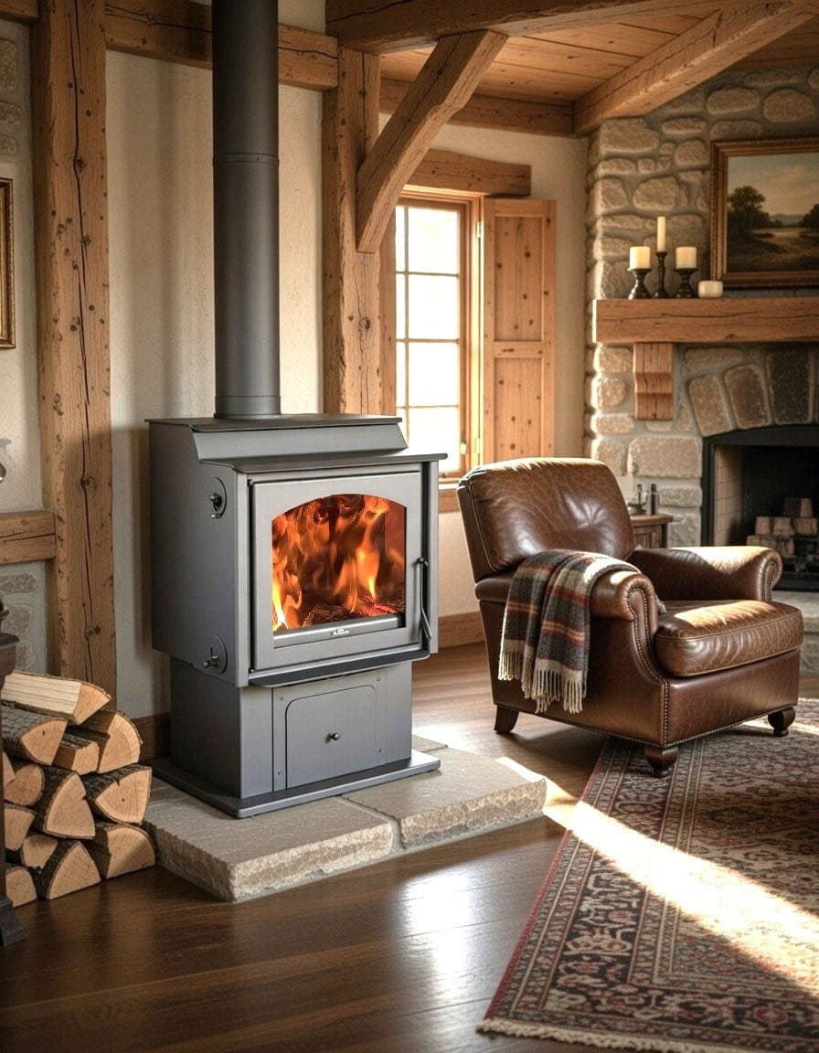 Stufa a legna Montana 11 kw
