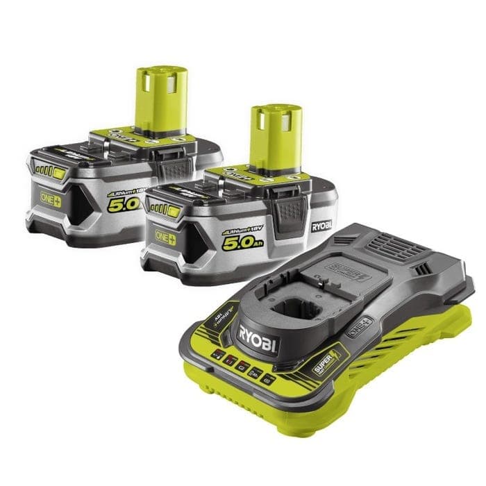 Batterie + chargeur 18V 2X5Ah RC18150-250G - RYOBI