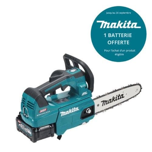Tronçonneuse MAK 40V MAX 25cm BL4040x1 DC40RA MAKITA - MAKITA – Performance et coupe efficace – Jardin & Bois