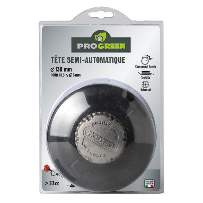 Tête semi automatique à chargement rapide - PROGREEN