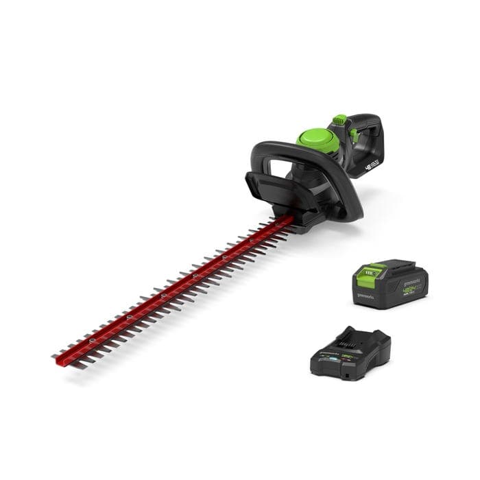 Taille-haie 48V 61 cm + 1x2Ah + chargeur GREENWORKS - GREENWORKS