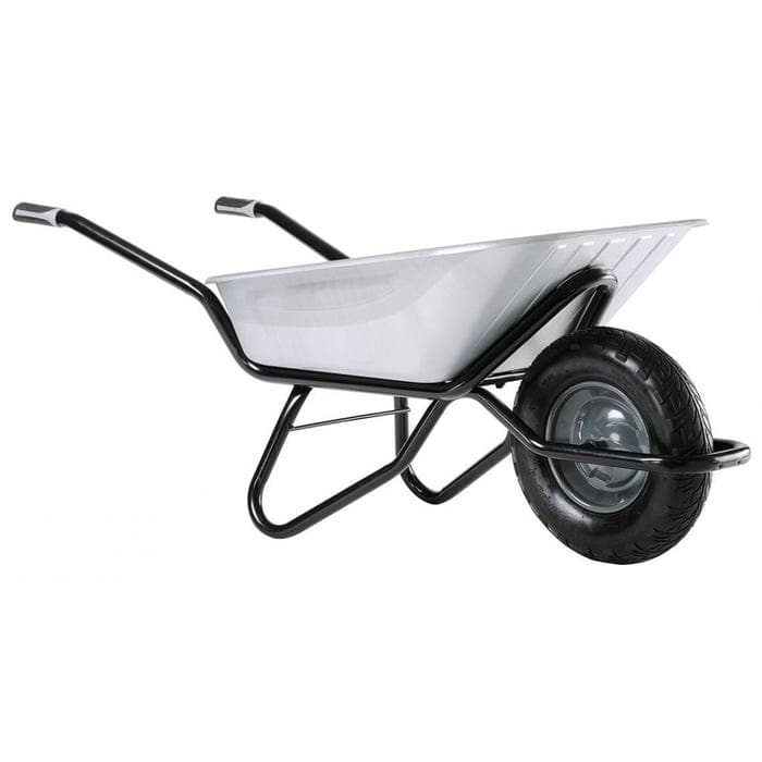 Brouette Clipso excellium galva roue gonflée 100L - HAEMMERLIN