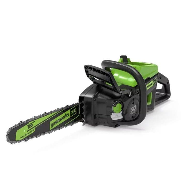 Tronçonneuse à batterie 40cm 60V 20m/s (produit seul) - GREENWORKS – Performance et coupe efficace – Jardin & Bois