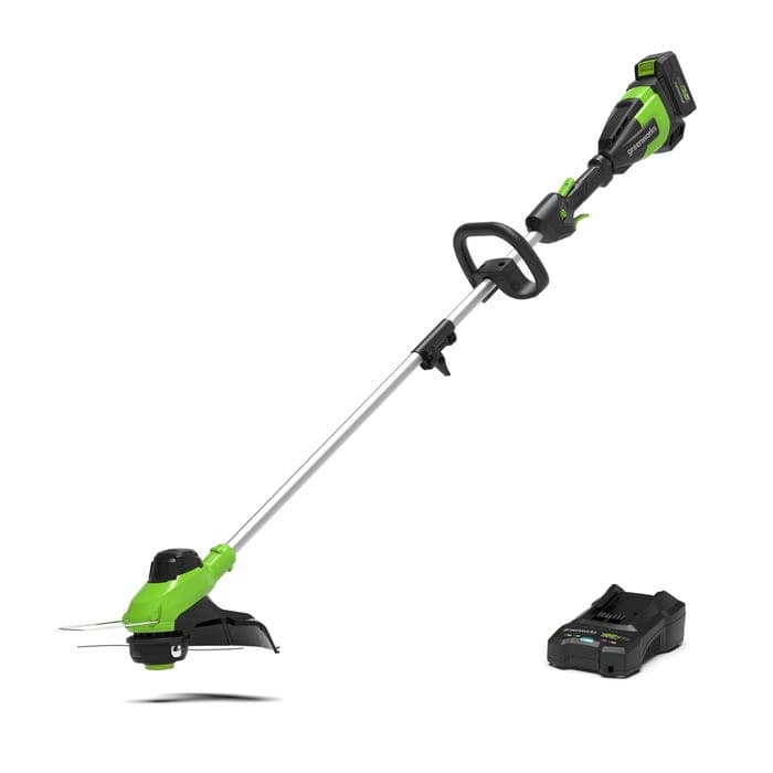 Coupe-bordures avec batterie 48V + 1 chargeur GREENWORKS - GREENWORKS