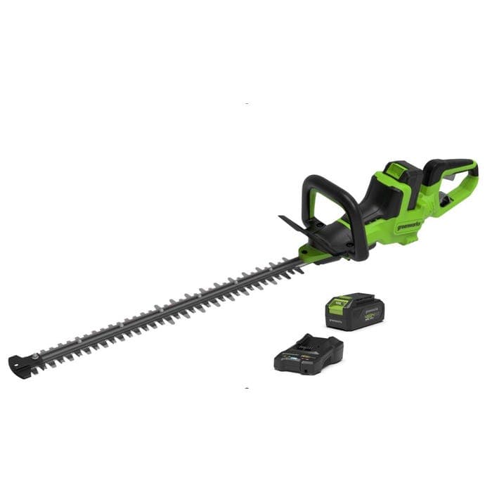 Taille-haie sans fil 48V 66cm 30mm (1x2Ah) GREENWORKS - GREENWORKS