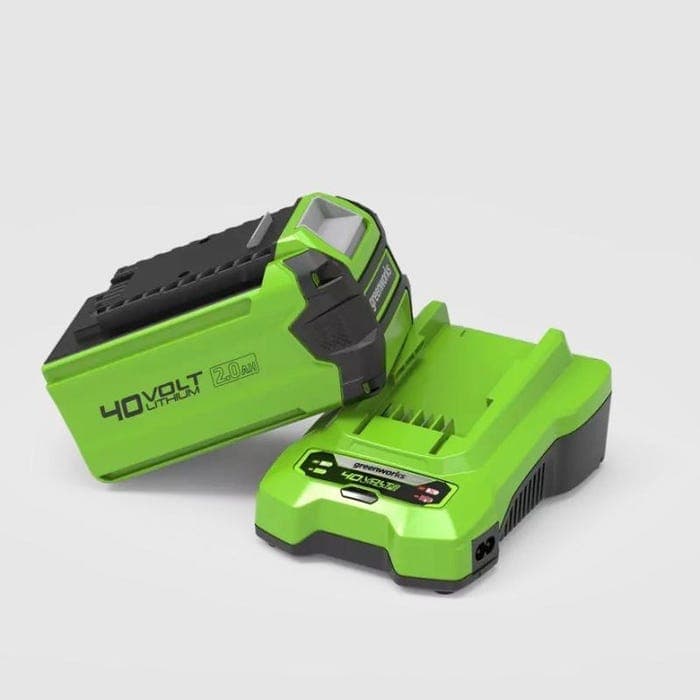 Starter kit 1 batterie 40V 4Ah + 1 chargeur rapide 2A - GREENWORKS