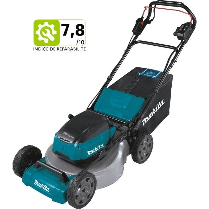 Tondeuse auto-tractée 36 V (2x18V) Li-Ion 5Ah 46cm MAKITA - MAKITA