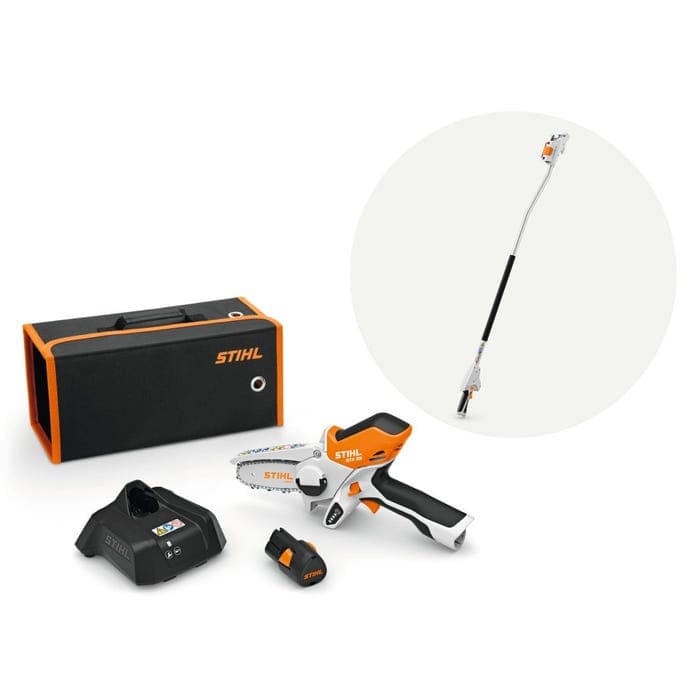 Scie d'élagage GTA 26 + batterie AS 2 + chargeur STIHL - STIHL – Performance et coupe efficace – Jardin & Bois