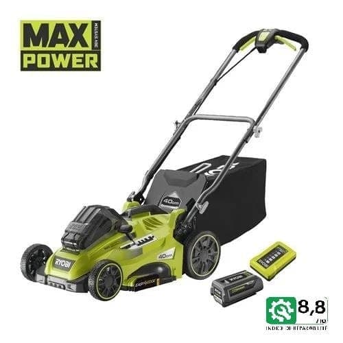 Tondeuse tractée POWER ASSIST 36V 40cm(1x5,0Ah)RLM36X41H50PG - RYOBI
