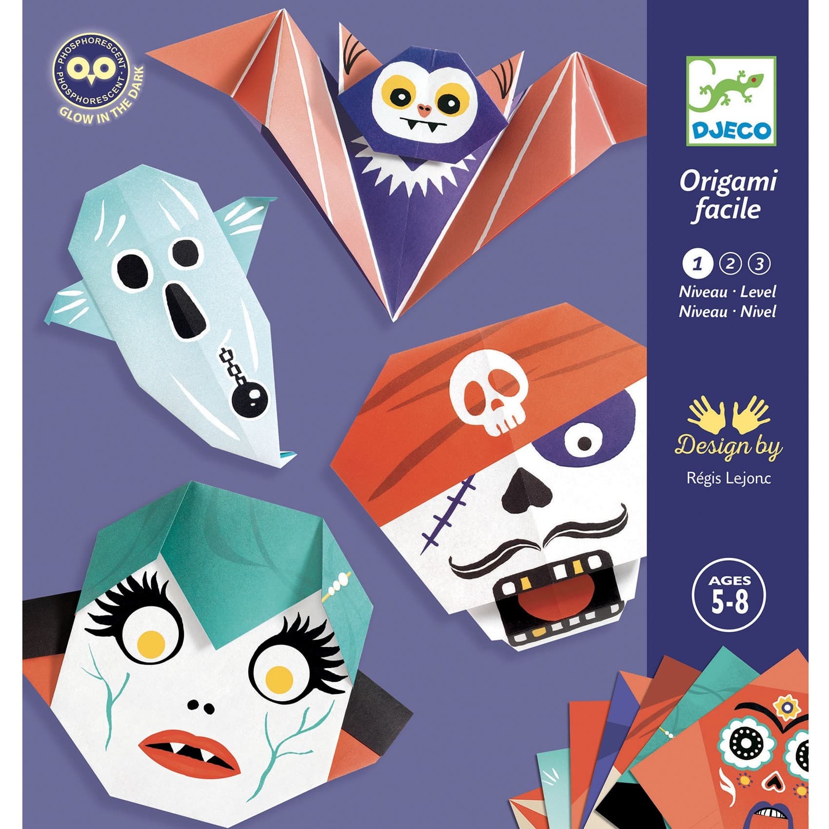 Djeco Origamis Frissons Halloween Initiation à l'origami