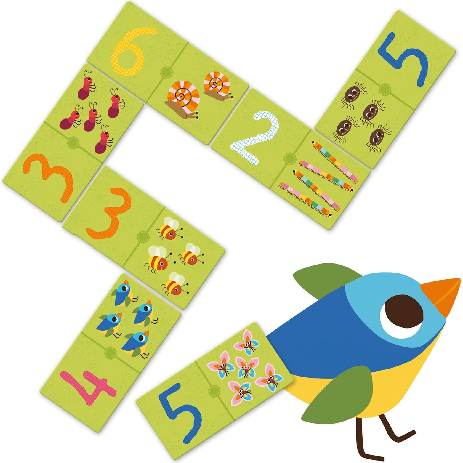 Djeco Domino : Un, deux, trois