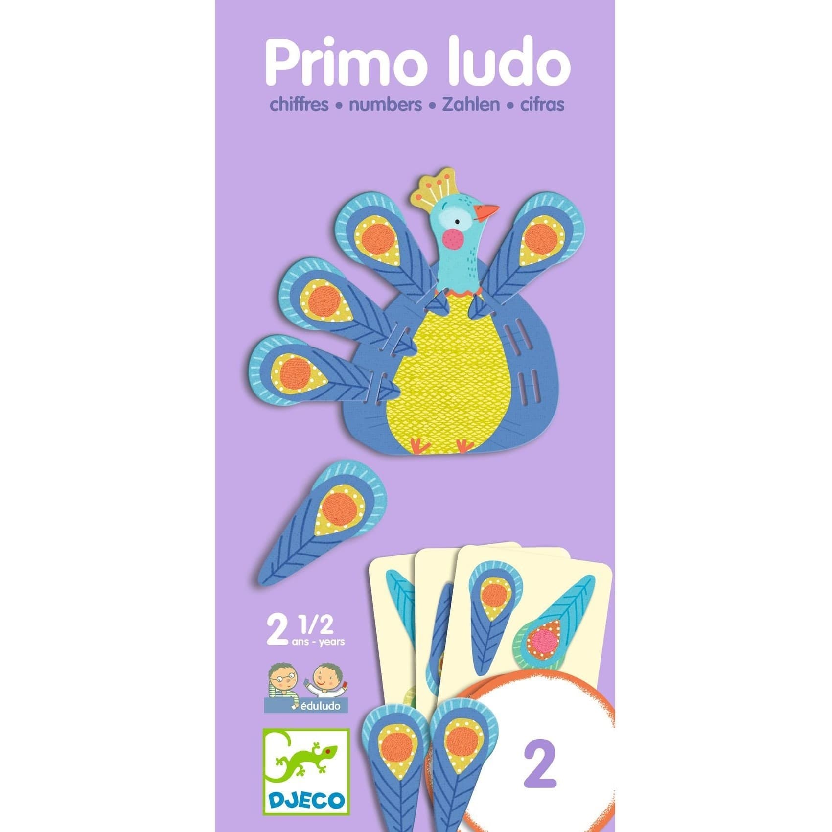Djeco Primo Ludo chiffres Compter de 1 à 3 Eduludo