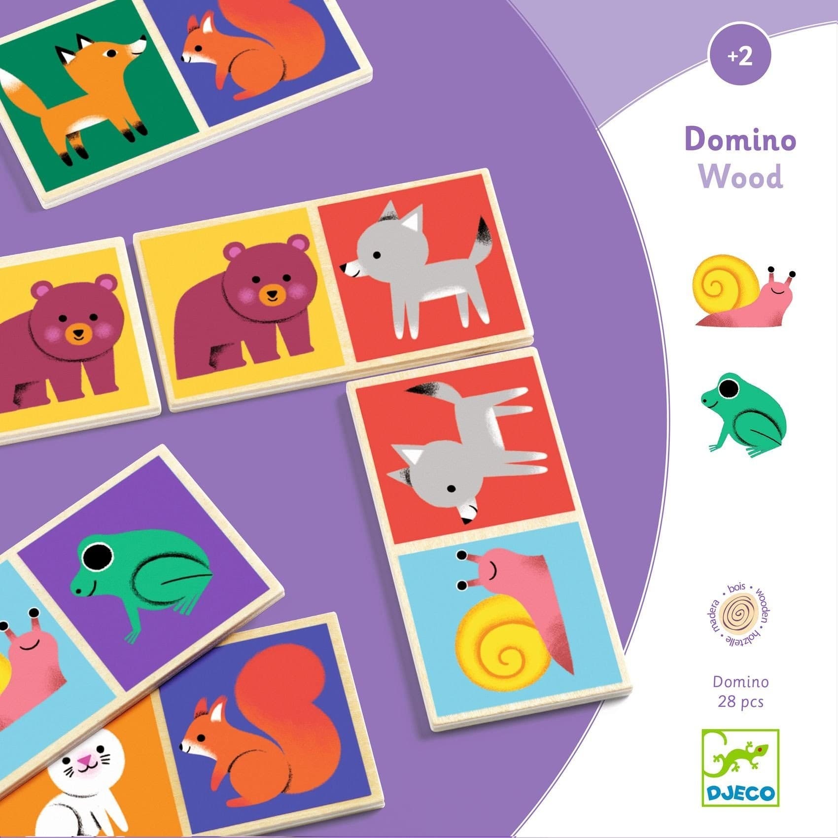 Djeco Dominos enfant Domino Wood