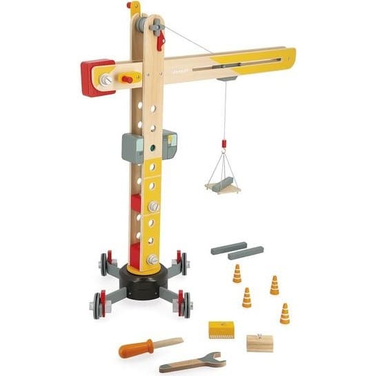 Janod Grande grue en bois Bolid