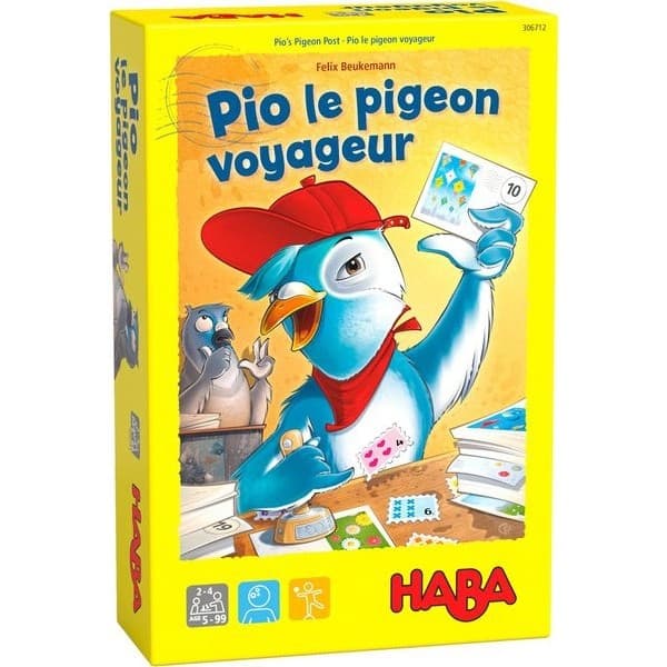 Haba Jeu de société Pio le pigeon voyageur