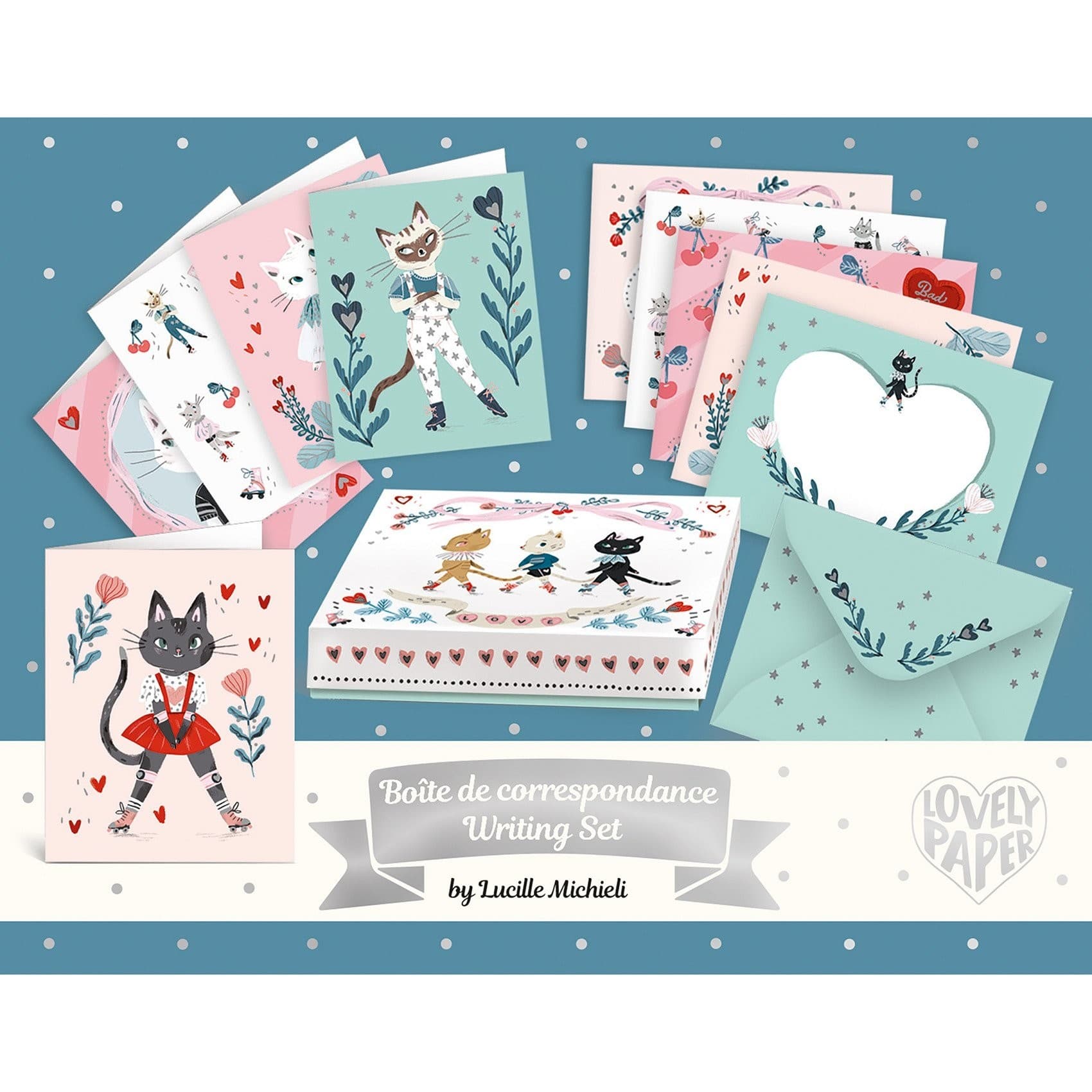 Djeco Coffret de papeterie Lucille Lovely Paper