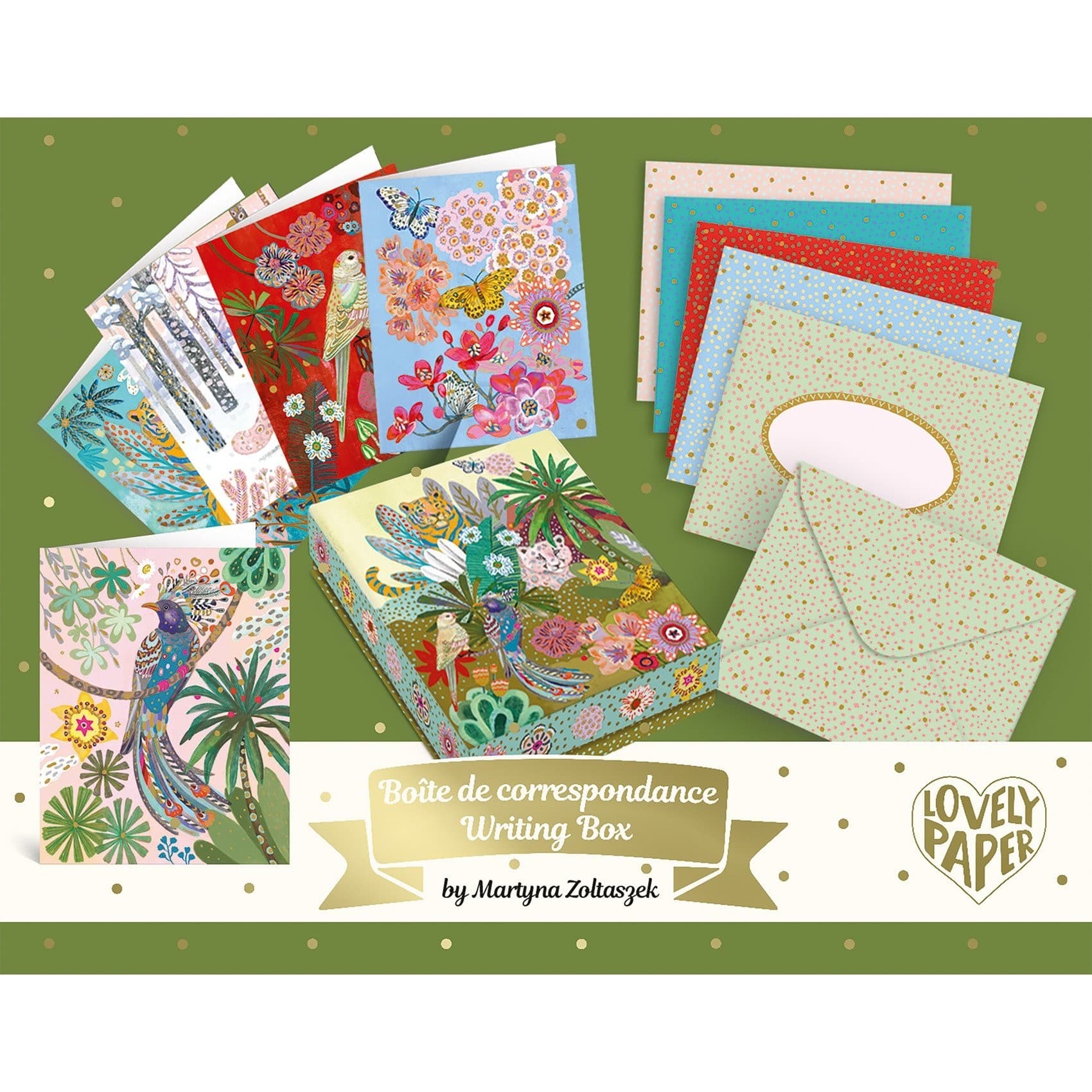 Djeco Coffret de papeterie Martyna Lovely Paper