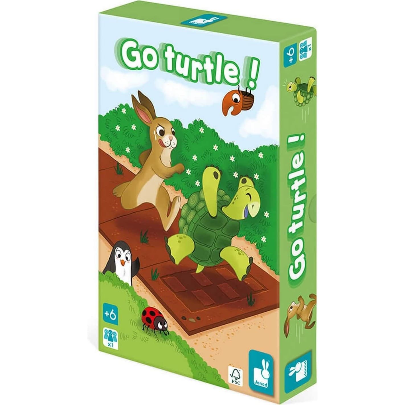 Janod Jeu de stratégie solo Go Turtle