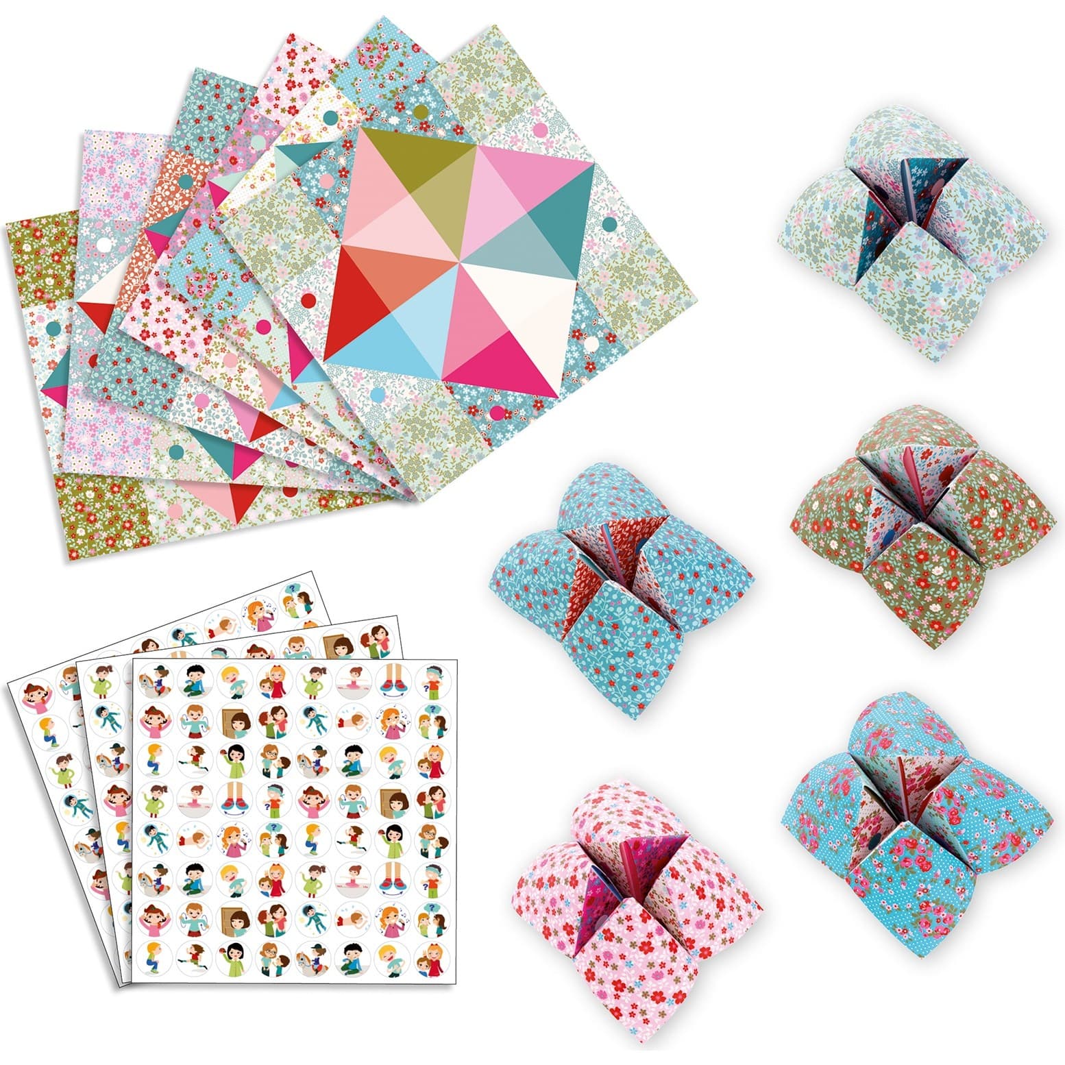 Djeco Cocottes en papier Origami Fleurs