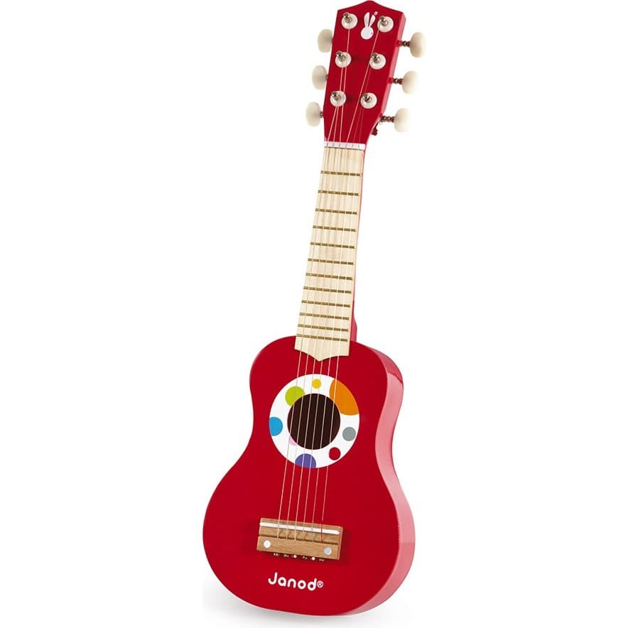 Janod Ma Première Guitare en bois Confetti bois